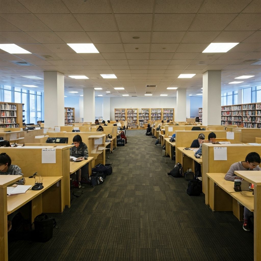Individual Study Desks at Abhyashika Library Bilaspur
