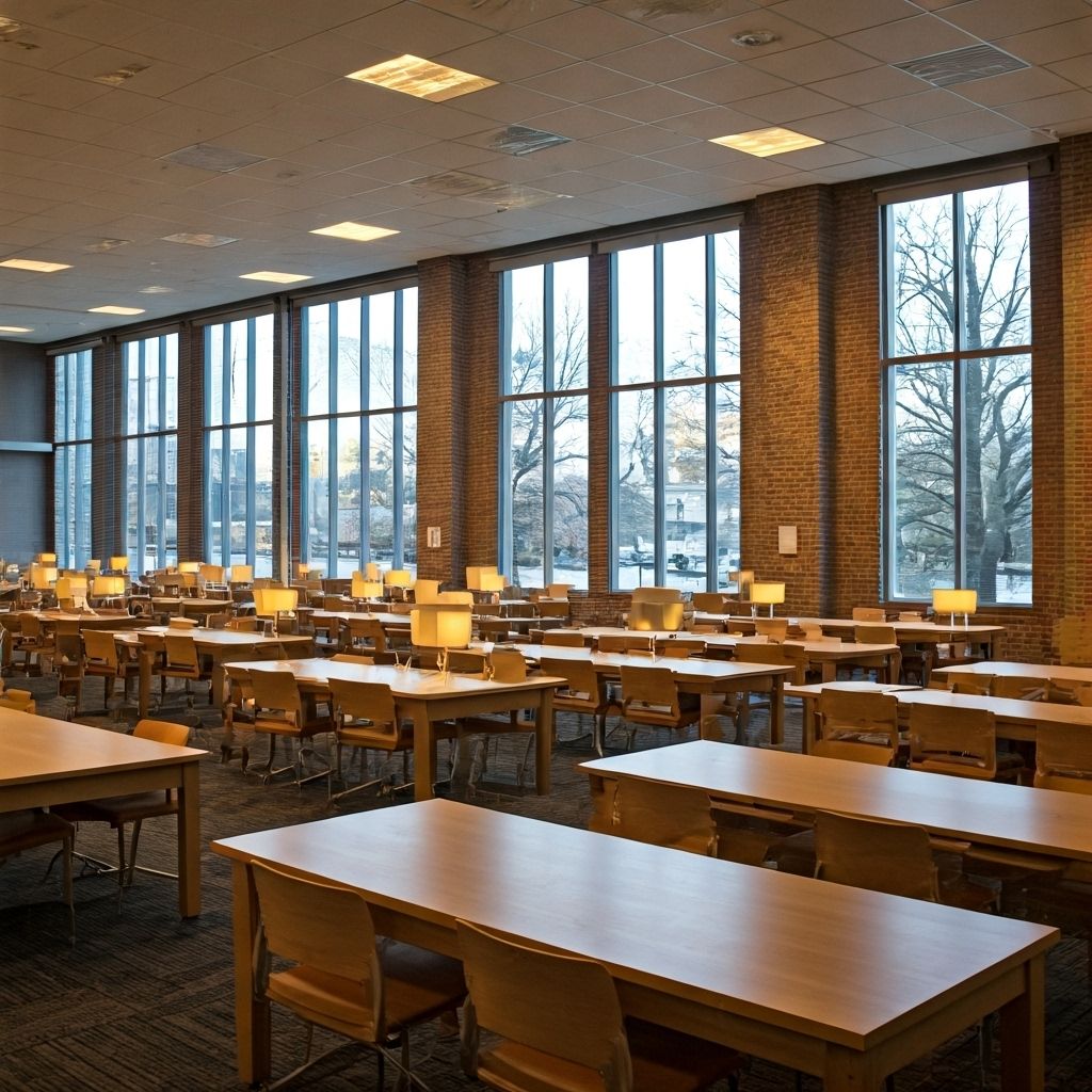 Light Room Study Area with Natural Lighting in Bilaspur